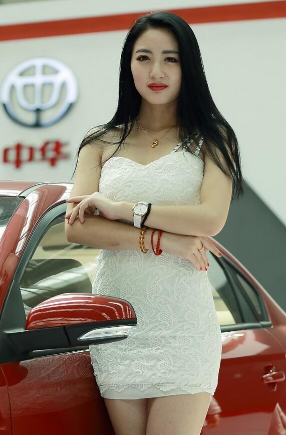 2015西安車展美女車模